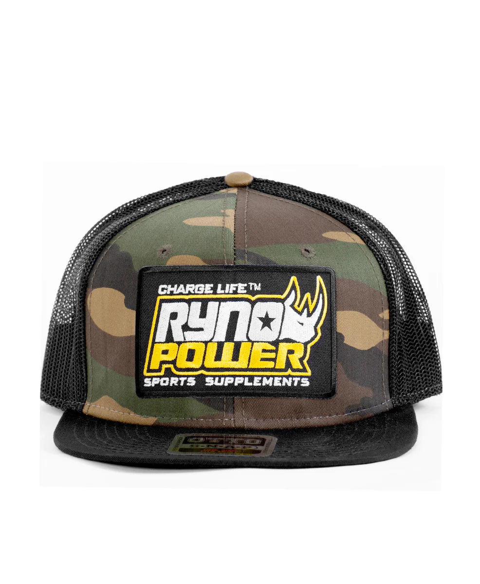 RYNO POWER CAMO CHARGE MESH SNAPBACK