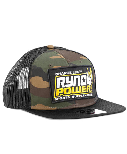 RYNO POWER CAMO CHARGE MESH SNAPBACK