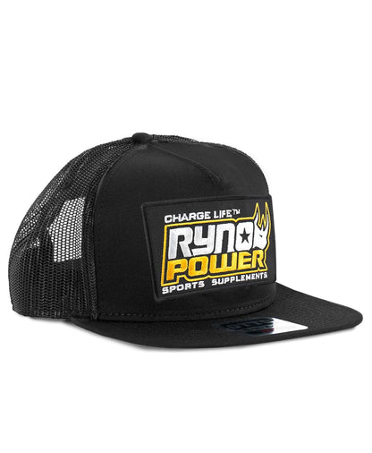 RYNO POWER BLACK CHARGE MESH SNAPBACK