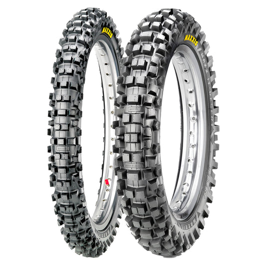 MAXXIS MAXXCROSS DESERT IT 120/100-18 REAR 90/100-21 FRONT HARD EXTREME TYRE SET