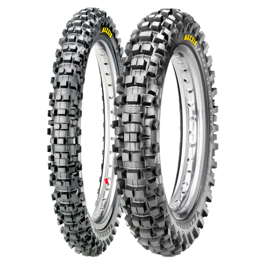 MAXXIS MAXXCROSS DESERT IT 110/90-19 REAR 80/100-21 FRONT HARD EXTREME TYRE SET