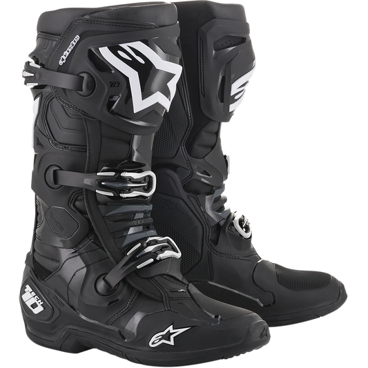 ALPINESTARS 2024 TECH 10 BLACK BOOTS