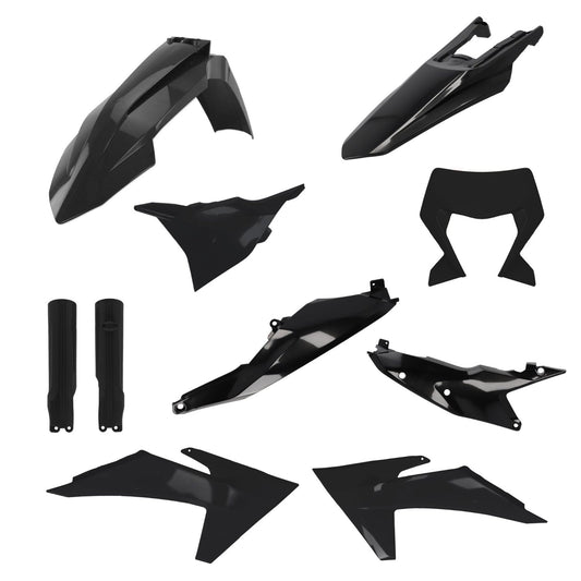 iPLASTIX KTM EXC/EXC-F 24-25 BLACK PLASTICS KIT