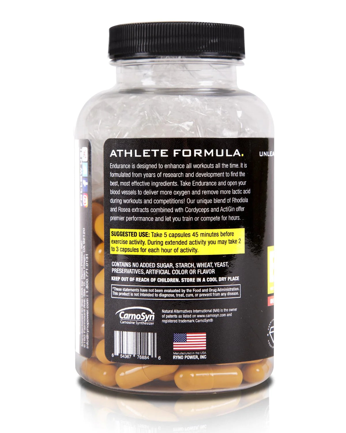 RYNO POWER ENDURANCE CAPSULES