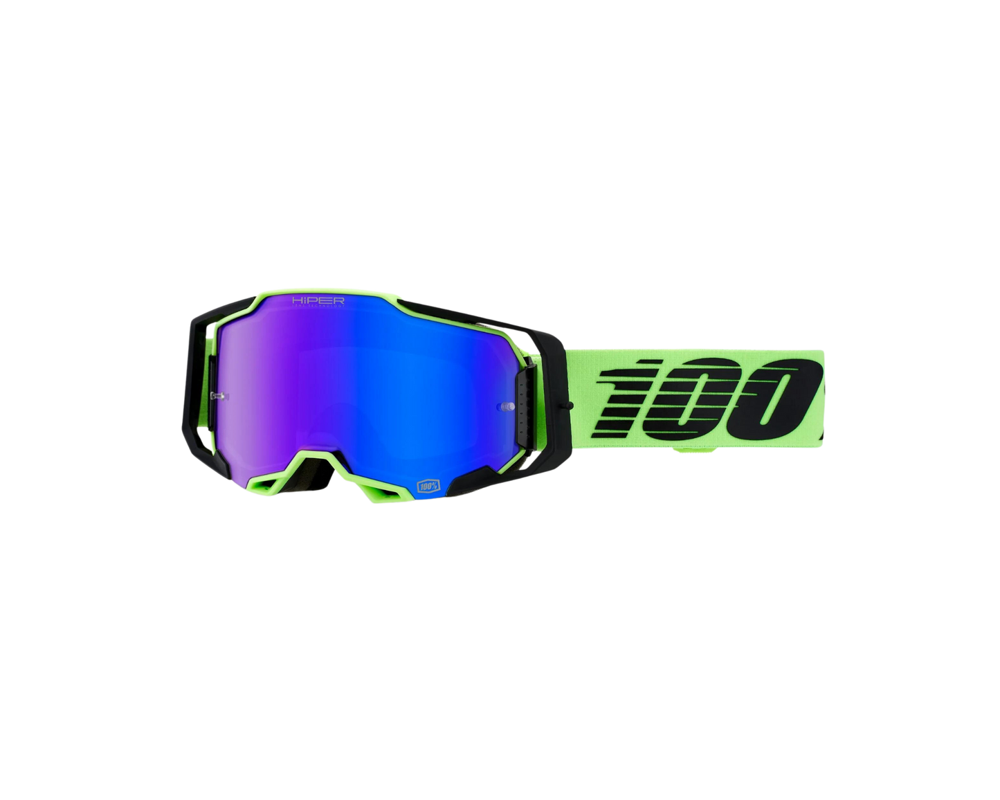 100% ARMEGA HIPER URUMA BLUE MIRROR GOGGLES