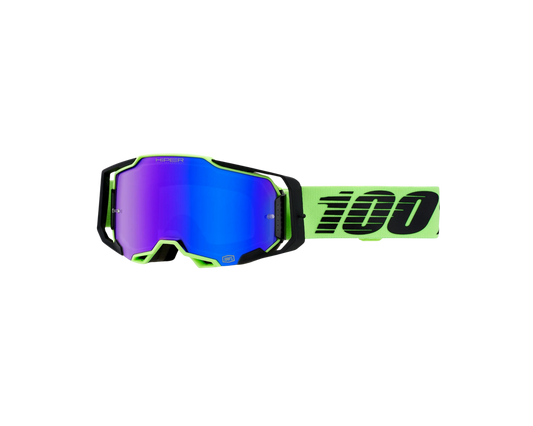 100% ARMEGA HIPER URUMA BLUE MIRROR GOGGLES