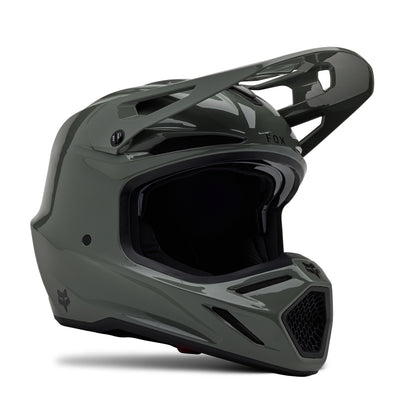 FOX 2025 V3 RS CARBON SOLID DARK STONE HELMET