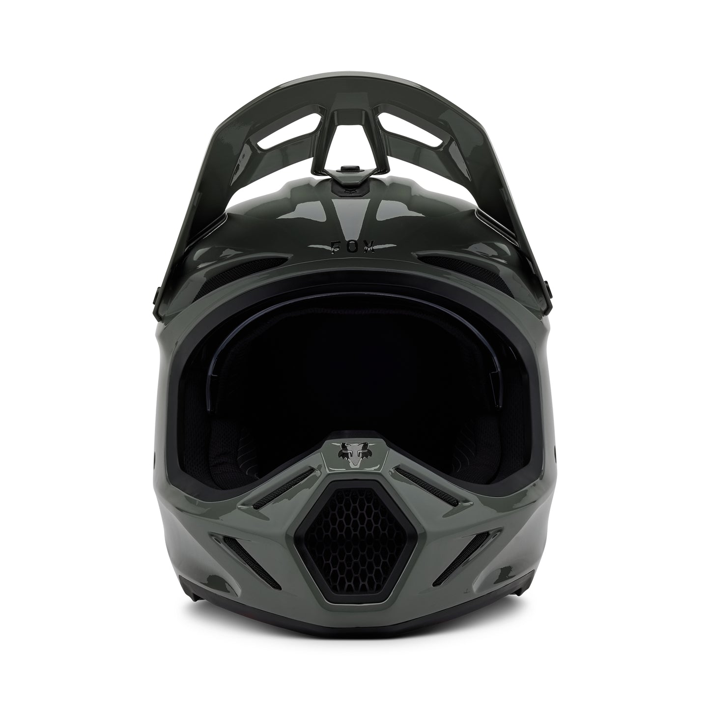 FOX 2025 V3 RS CARBON SOLID DARK STONE HELMET