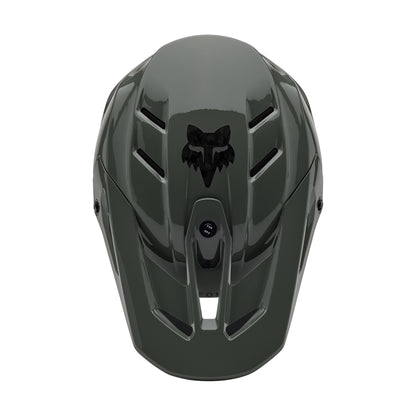 FOX 2025 V3 RS CARBON SOLID DARK STONE HELMET