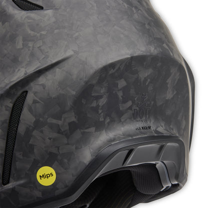 FOX 2025 V3 RS CARBON SOLID MATTE BLACK HELMET