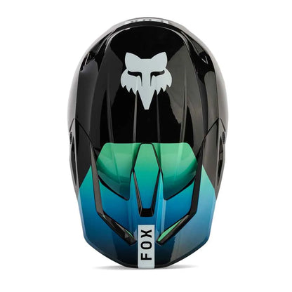 FOX 2024 V1 BALLAST BLACK/BLUE KIDS HELMET