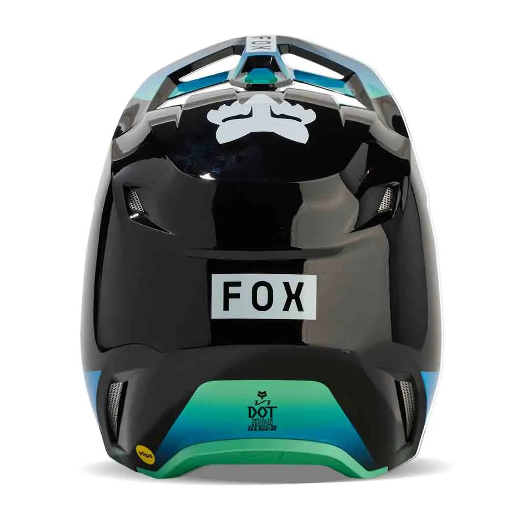 FOX 2024 V1 BALLAST BLACK/BLUE KIDS HELMET