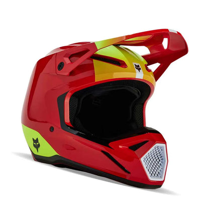 FOX 2024 V1 BALLAST FLURO RED KIDS HELMET