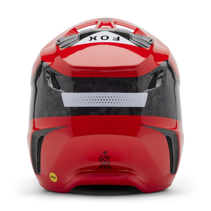 FOX 2025 V3 RS INFINITE FLURO RED HELMET