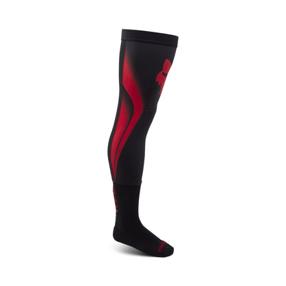 FOX 2025 FLEXAIR FLURO RED KNEE BRACE SOCKS