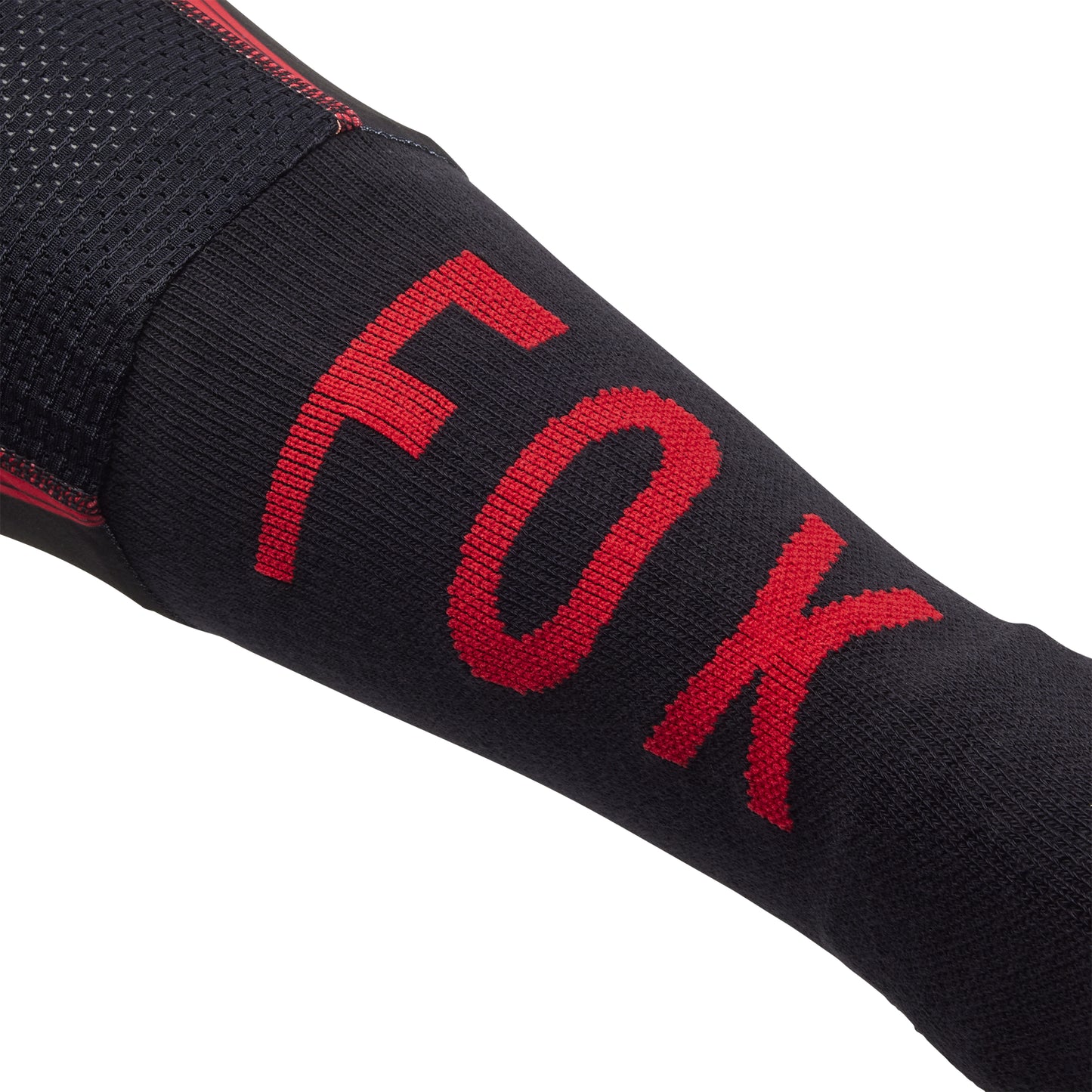 FOX 2025 FLEXAIR FLURO RED KNEE BRACE SOCKS