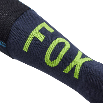 FOX 2025 FLEXAIR FLURO YELLOW KNEE BRACE SOCKS