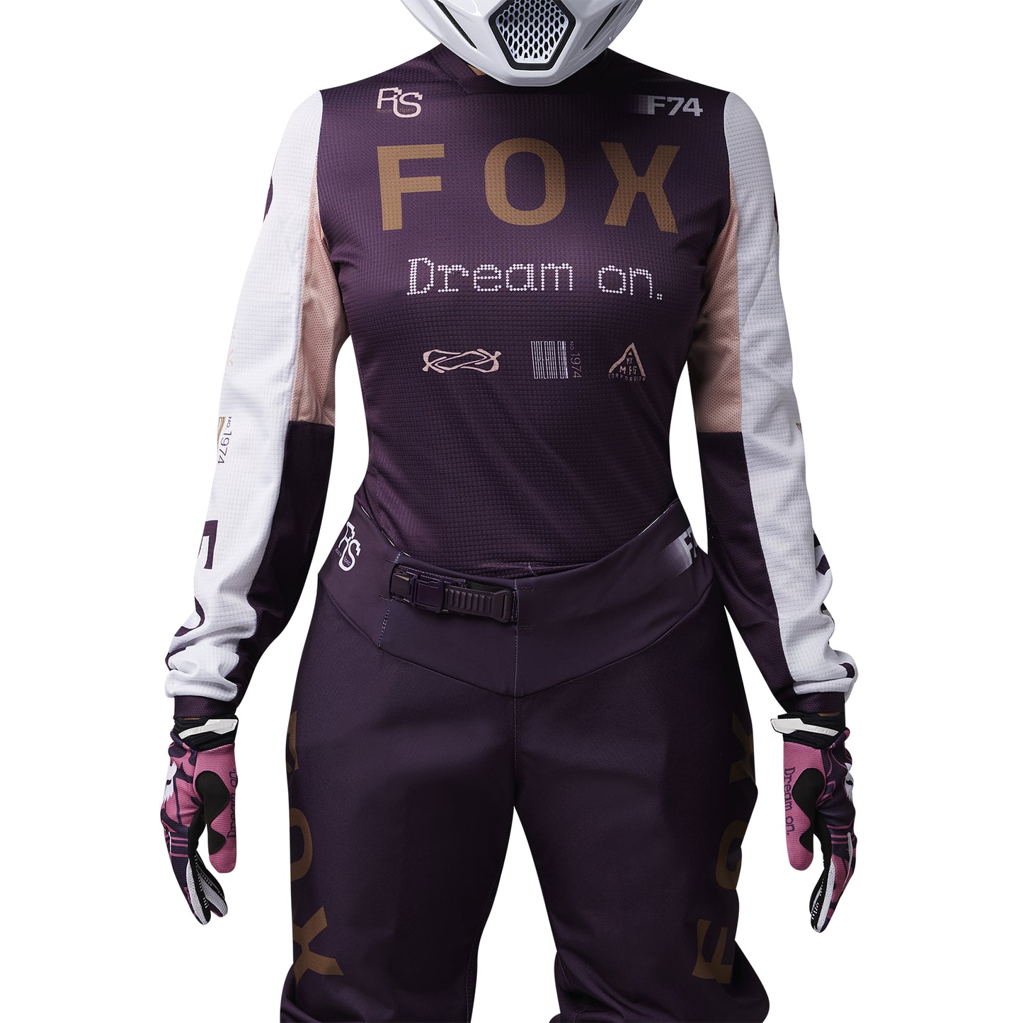 FOX 2025 WOMENS 180 RACE SPEC DARK PURPLE GEAR SET