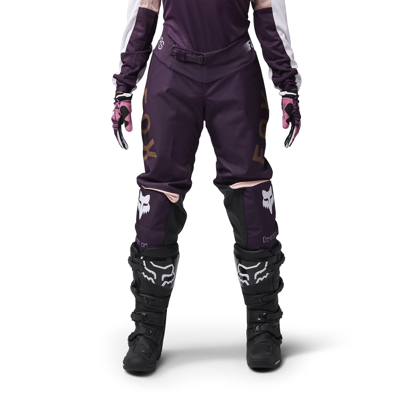 FOX 2025 WOMENS 180 RACE SPEC DARK PURPLE GEAR SET