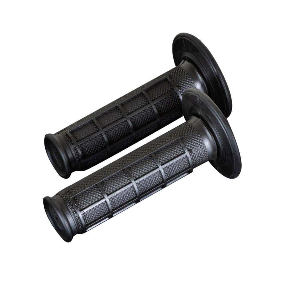 RENTHAL ULTRATACKY HALF WAFFLE DUAL COMPOUND BLACK GRIPS