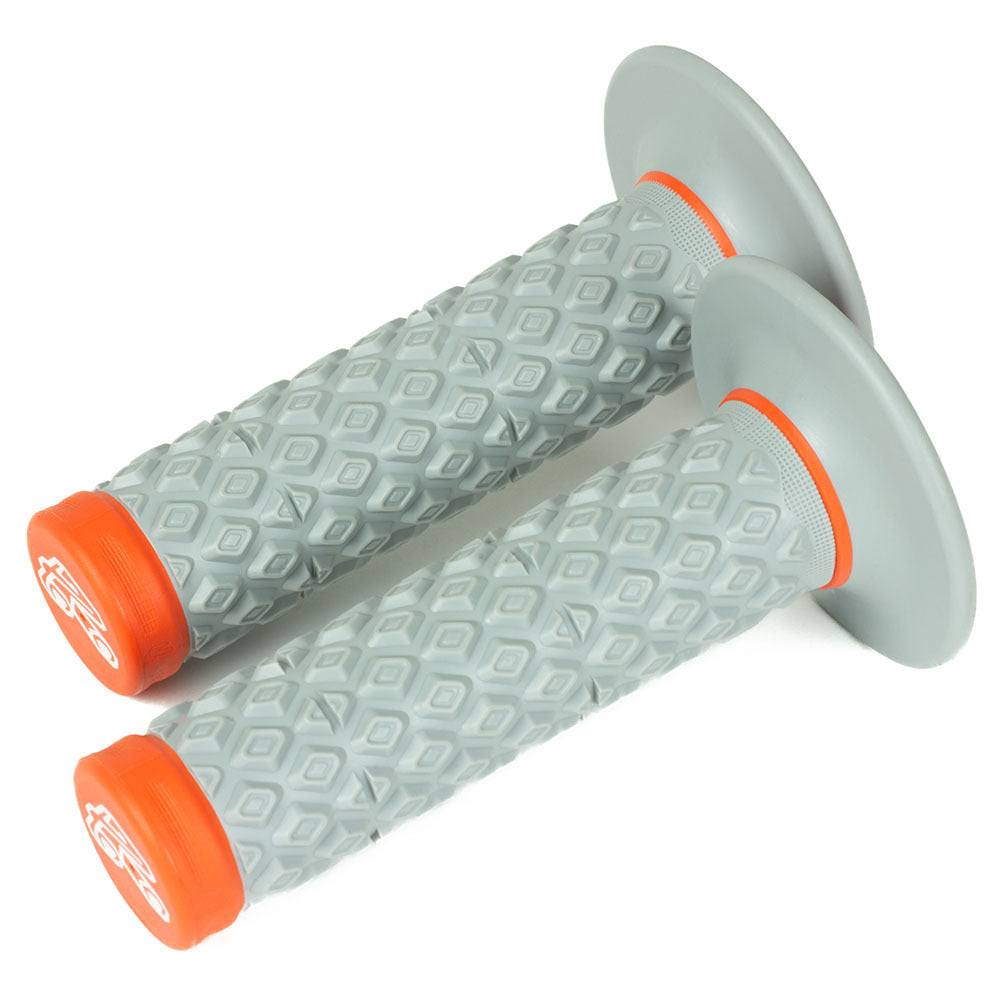 RENTHAL COMFORT DUAL COMPOUND GREY/ORANGE GRIPS