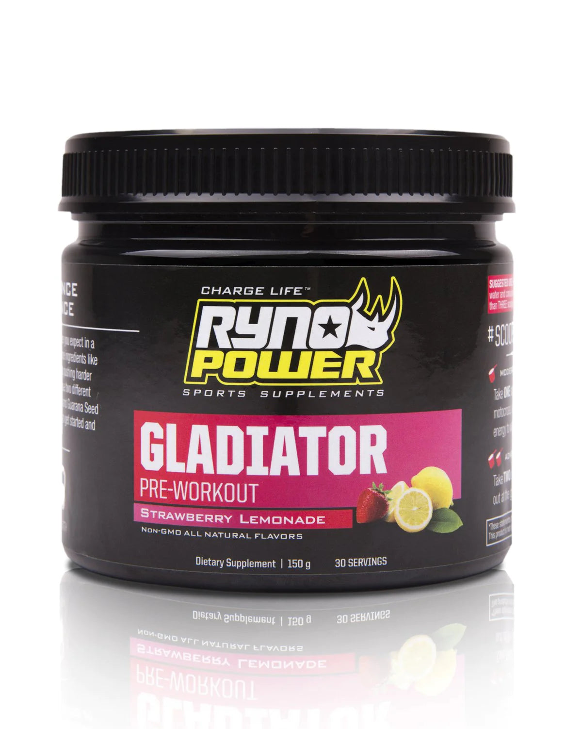 RYNO POWER GLADIATOR STRAWBERRY LEMONADE PRE-WORKOUT