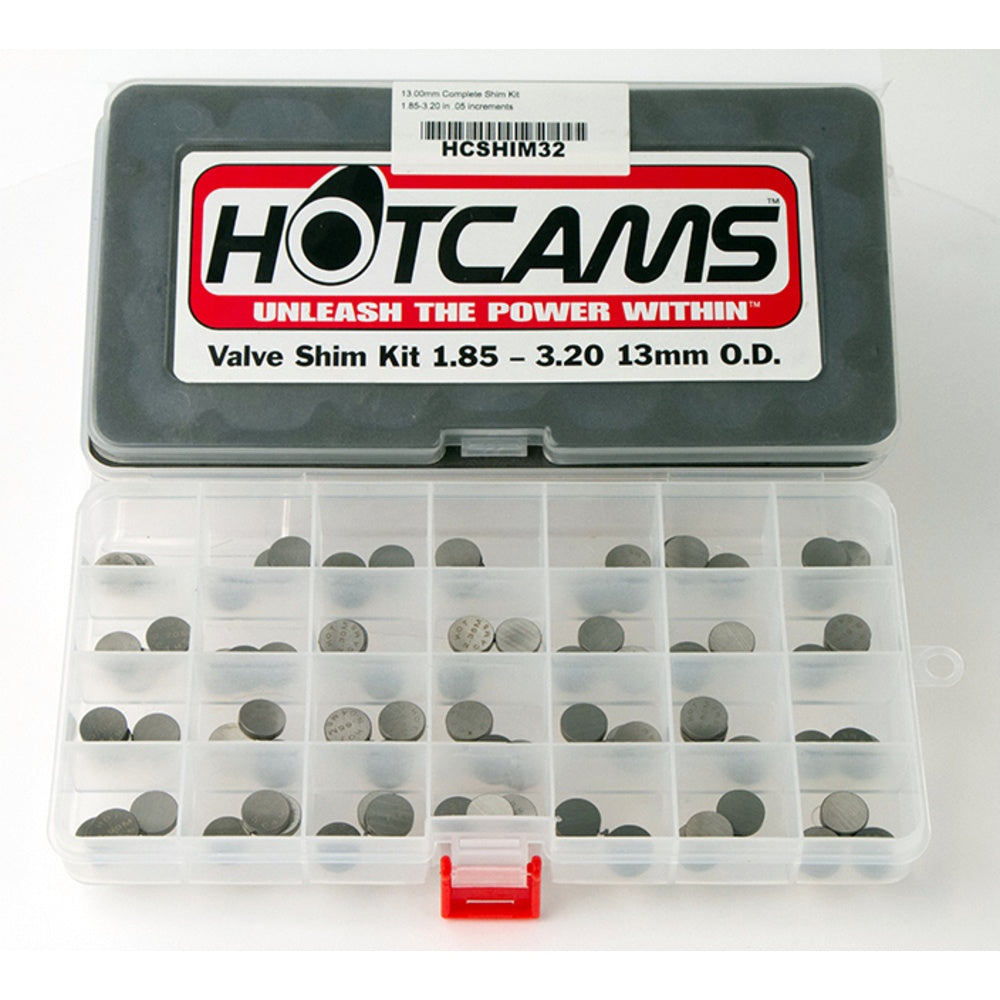 HOT CAMS 4 STROKE VALVE SHIM KIT 13.00MM