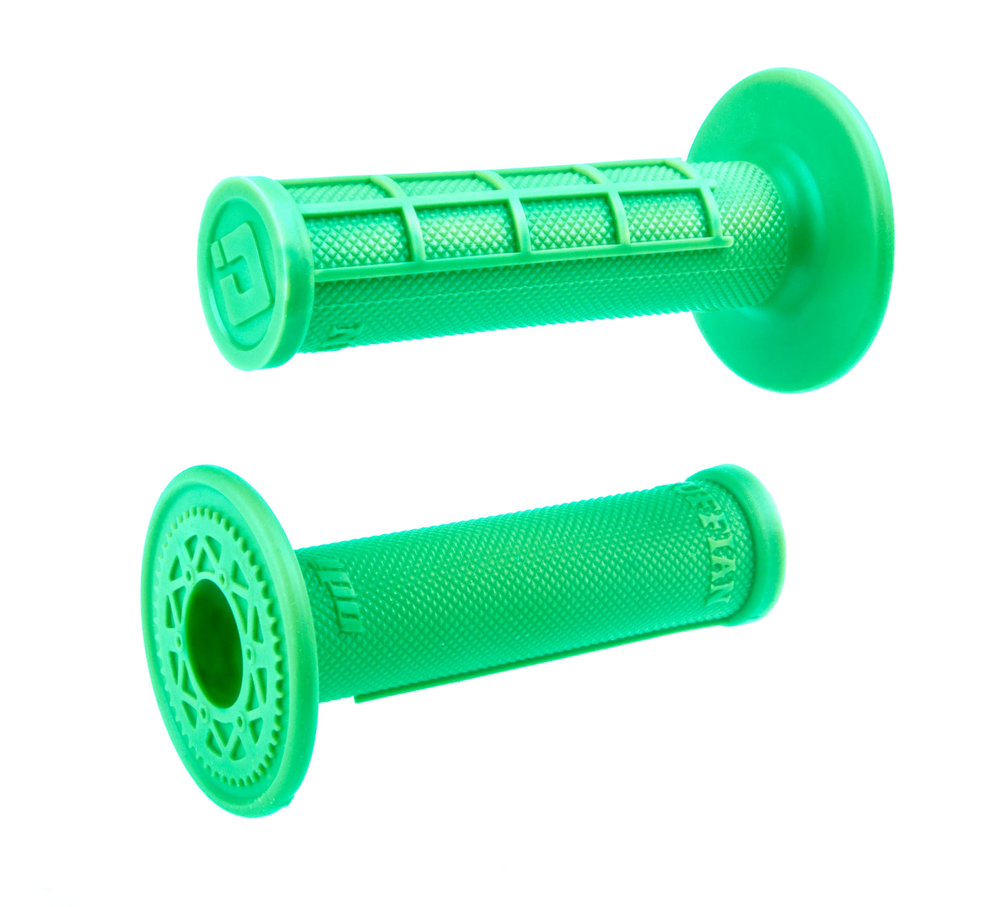 ODI HALF WAFFLE SLIP ON GRIPS RUFFIAN FLURO GREEN