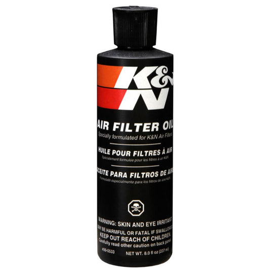 K&N AIR FILTER OIL SQUEEZE BOTTLE 235ML