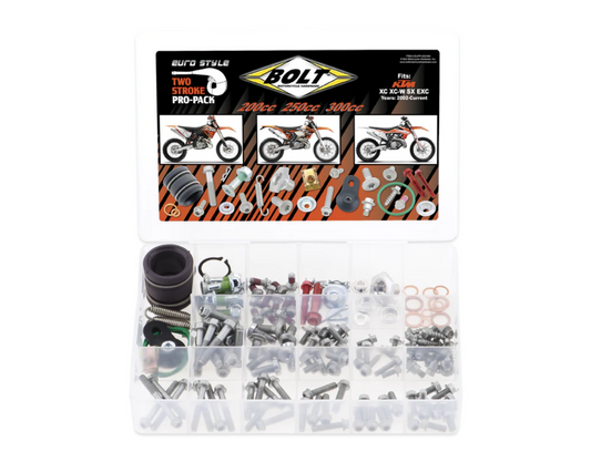 BOLT HARDWARE KTM 200CC/250CC/300CC 02-25 PRO PACK HARDWARE KIT