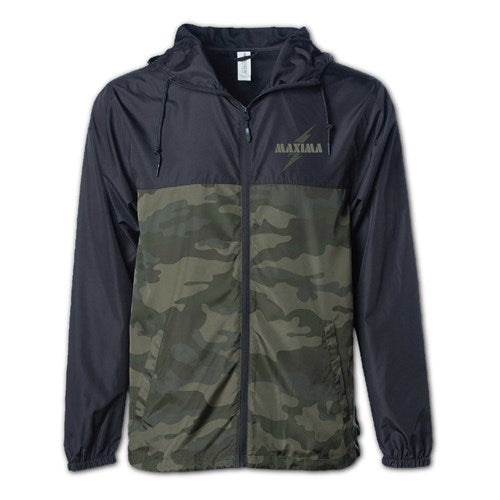 MAXIMA WINDBREAKER LOGO CAMO BLACK