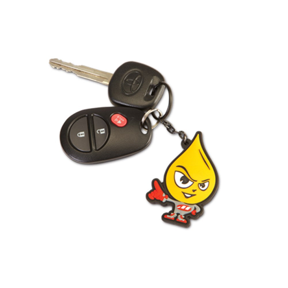 MAXIMA OILY GUY RUBBER KEYCHAIN