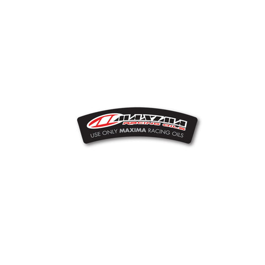 MAXIMA ENGINE DECAL CURVED 2.35"