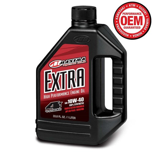 MAXIMA EXTRA 4T 10W40 100% SYNTHETIC 1L 4 STROKE OIL