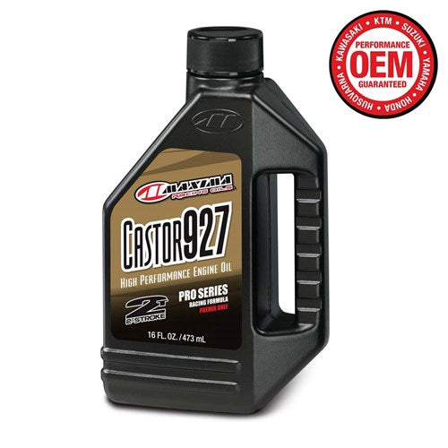 MAXIMA CASTOR 927 2T RACING PREMIX 473ML 2 STROKE OIL