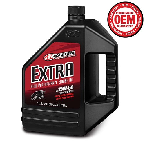 MAXIMA EXTRA 4T 15W50 100% SYNTHETIC 3.8L 4 STROKE OIL