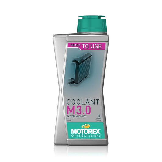 MOTOREX M3.0 ANTI-FREEZE COOLANT 1L (READY TO USE) SILICATE FREE