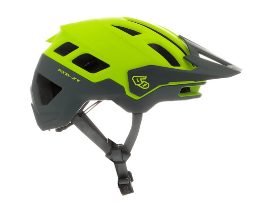 6D ATB-2T ASCENT MATTE NEON YELLOW/GREY HELMET