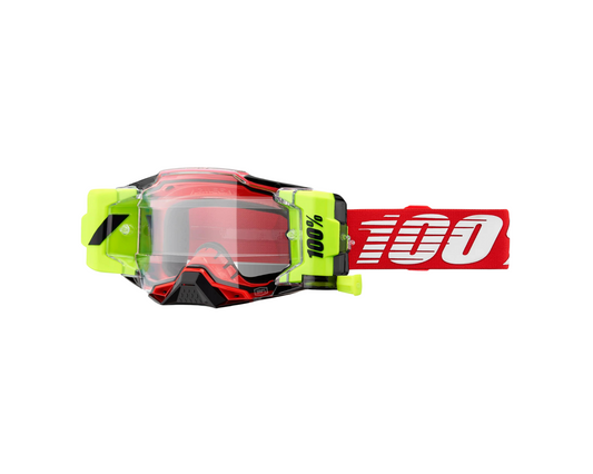 100% ARMEGA FORECAST RED CLEAR GOGGLES