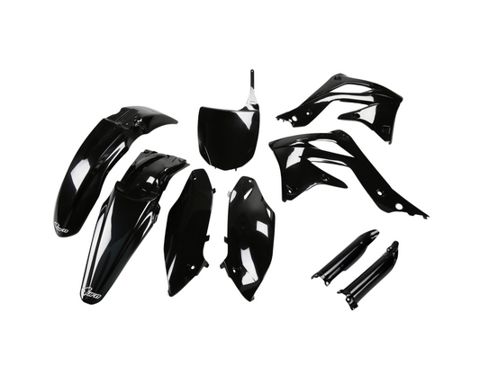 UFO KAWASAKI KX450F 2012 BLACK PLASTICS KIT