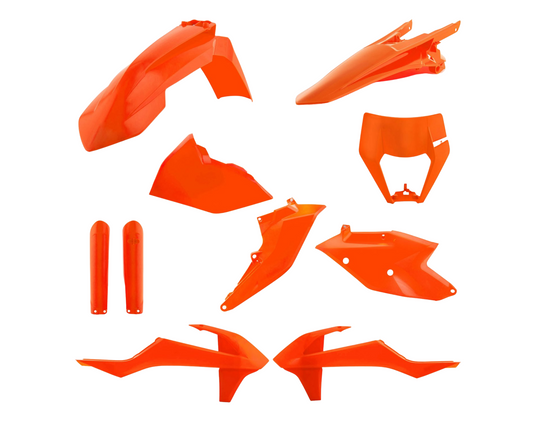 ACERBIS KTM EXC/EXC-F 17-19 ORANGE PLASTICS KIT