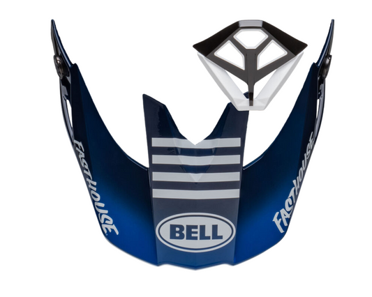 BELL 2022 MOTO-10 LE FASTHOUSE DAY IN THE DIRT NAVY REPLACEMENT VISOR/MOUTHPIECE KIT