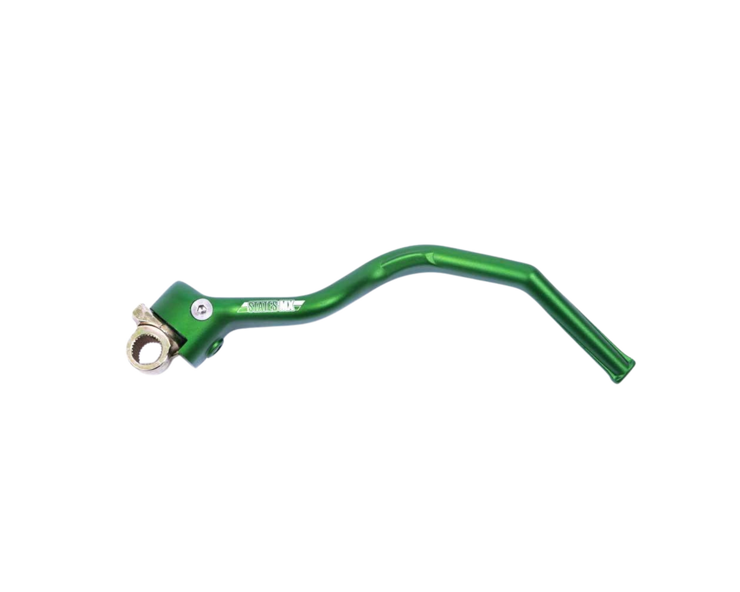 STATES MX GREEN ALLOY KICKSTART LEVER KAWASAKI KX250F 13-15