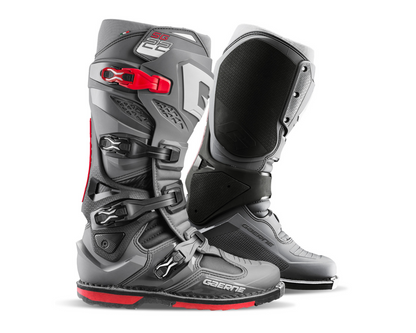 GAERNE 2024 SG22 ANTHRACITE/BLACK/RED BOOTS