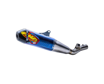 FMF HONDA CRF450R/CRF450RX 21-25 FACTORY 4.1 RCT TITANIUM ANODISED SLIP-ON WITH CARBON END CAP