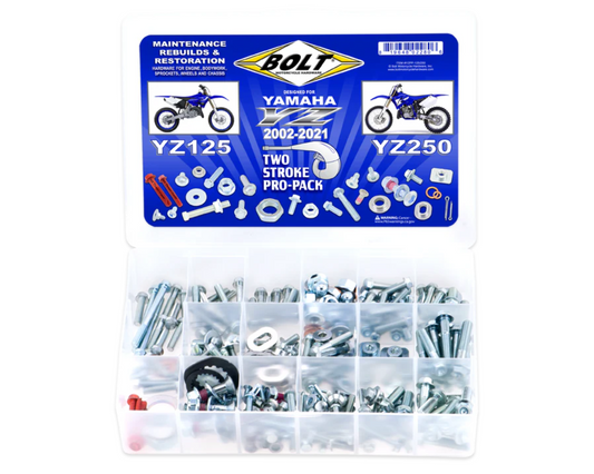 BOLT HARDWARE YAMAHA YZ125/YZ250 02-21 PRO PACK HARDWARE KIT