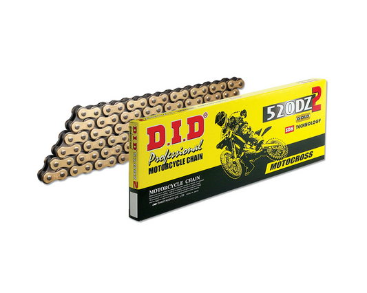 DID 520DZ2 120L GOLD OFF-ROAD/MOTOCROSS CHAIN