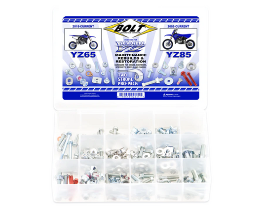 BOLT HARDWARE YAMAHA YZ65 18-25 YZ85 02-25 PRO PACK HARDWARE KIT