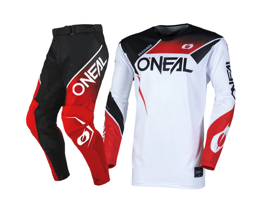 ONEAL 2025 HARDWEAR AIR SLAM BLACK/RED GEAR SET