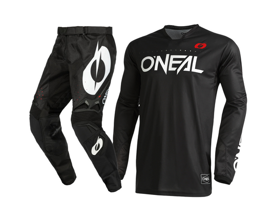 ONEAL 2025 HARDWEAR ELITE BLACK GEAR SET